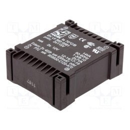 1 pcs x HAHN - BV UI 393 0081 - Transformer: encapsulated, 14VA, 115VACx2, 12V, 12V, 583mA, 583mA
