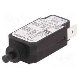 1 pcs x SCHURTER - 4400.0059 - Circuit breaker, Urated: 240VAC, 48VDC, 0.5A, SPST, Poles: 1, screw