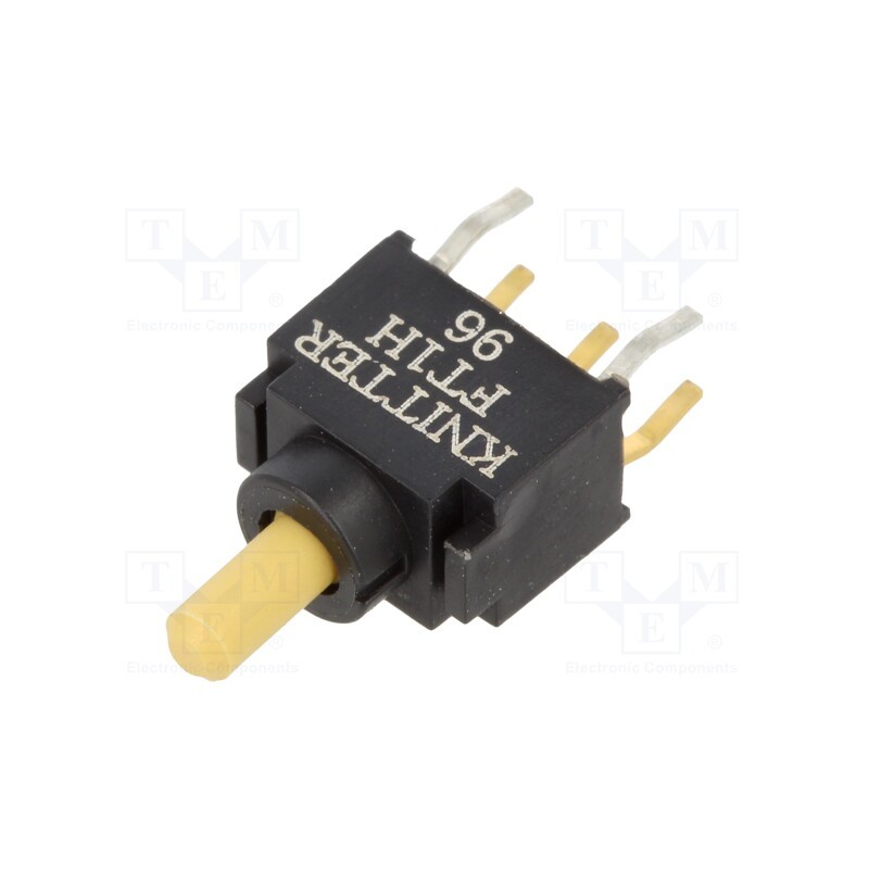1 pcs x KNITTER-SWITCH - FT 1 H - Switch: toggle, Pos: 3, SP3T, (ON)-OFF-ON, 0.15A/28VDC, -40÷85°C