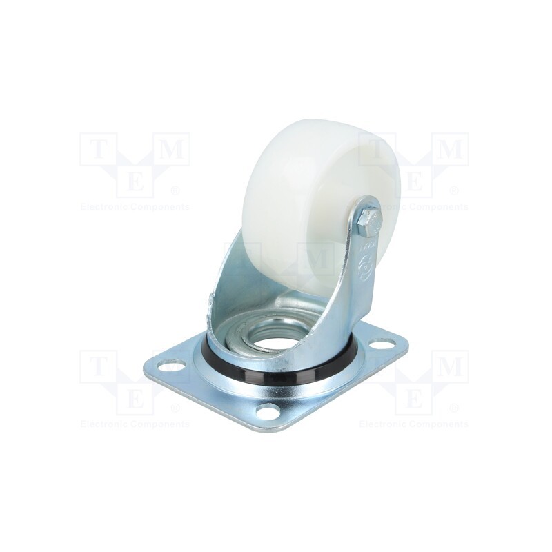 1 pcs x RADER - KPE-POB 80S - Transport wheel, Ø: 80mm, W: 35mm, H: 105mm, torsional, 150kg, POB