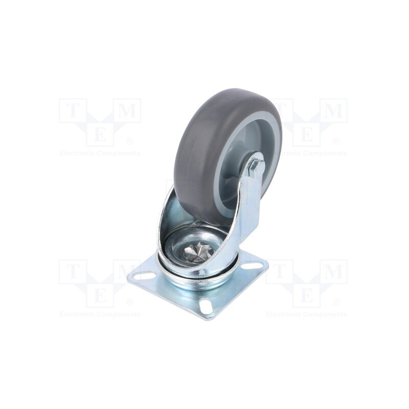 1 pcs x RADER - KPA-TPA 75S - Transport wheel, Ø: 75mm, W: 25mm, H: 100mm, torsional, 60kg, TPA