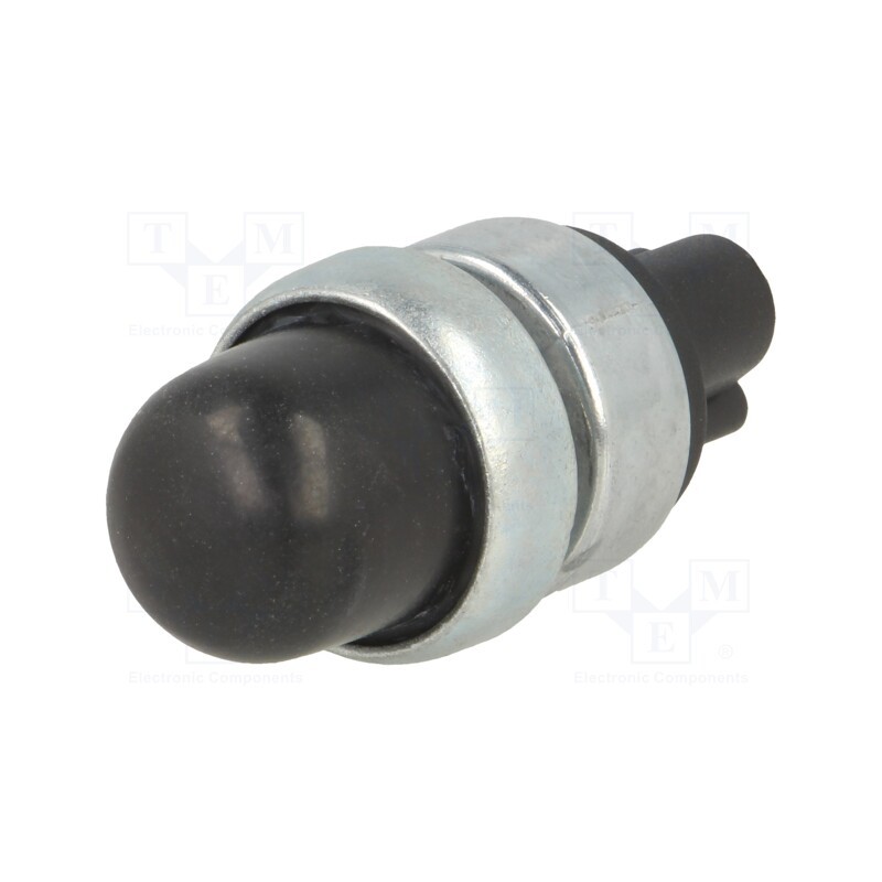 1 pcs x SWITCH COMPONENTS - SB-1B-DC-3-B - Switch: push-button, Pos: 2, SPST-NO, 60A/12VDC, black, on panel