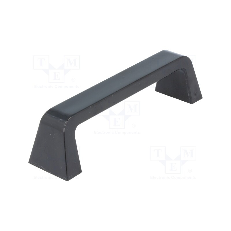 1 pcs x MENTOR - 281.1 - Handle, ABS, black, H: 28mm, L: 110mm, W: 16mm