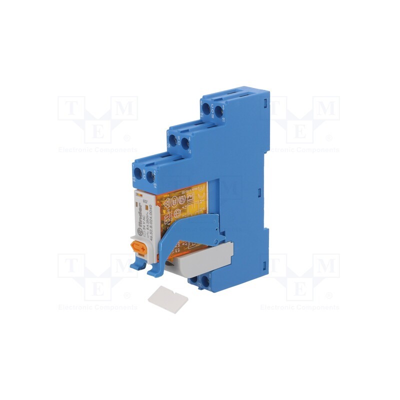 1 pcs x FINDER - 4C.02.8.024.0060SPA - Relay: interface, DPDT, Ucoil: 24VAC, 8A, 8A/250VAC, 8A/30VDC, 2kVA