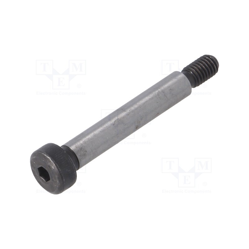 1 pcs x ELESA+GANTER - ISO 7379-6-M5-35 - Shoulder screw, steel, M5, 0.8, Thread len: 9.5mm, hex key, HEX 3mm