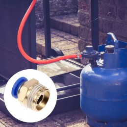 Pneumatic brass hose fittings, 10 pcs