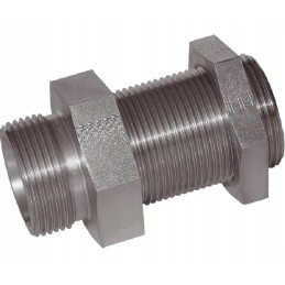 Gss12l straight bulkhead connector m18x1 5 12l