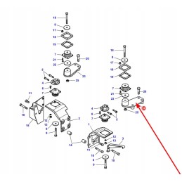 4348281m3 left cabin mounting bracket