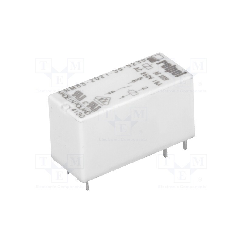 1 pcs x RELPOL - RM85-2021-35-5230 - Relay: electromagnetic, SPST-NO, Ucoil: 230VAC, Icontacts max: 16A