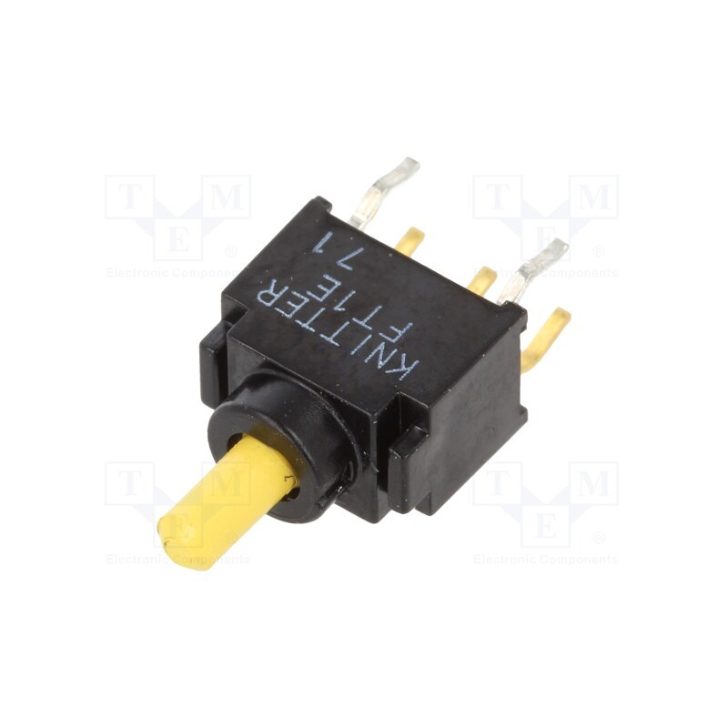 1 pcs x KNITTER-SWITCH - FT 1 E - Switch: toggle, Pos: 3, SP3T, ON-OFF-ON, 0.15A/28VDC, -40÷85°C, FT
