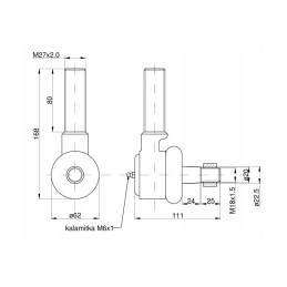 Short right ball joint with nut 88221119 67