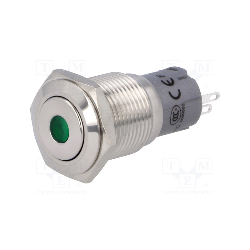 1 pcs x ONPOW - LAS2-GQF-11D/G24V/S-P - Switch: vandal resistant, Pos: 2, SPDT, 0.5A/220VAC, 1A/24VDC, IP65