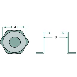 Fuel filler cap 59mm 38012033 granite