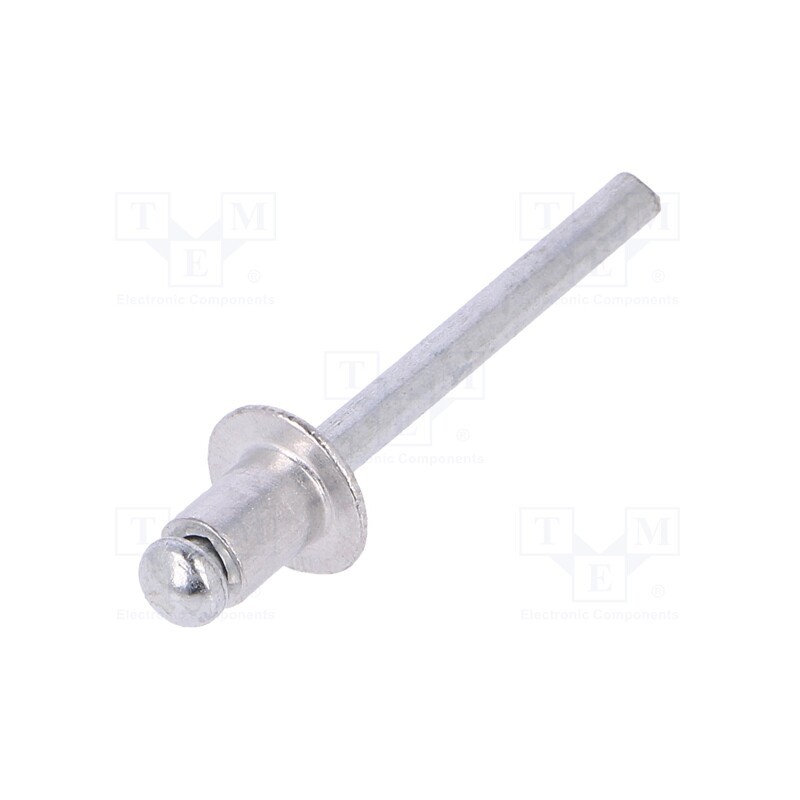 1 pcg x VOREL - 70480 - Rivet, aluminium, Rivet diam: 4.8mm, L.rivet: 6.4mm, 50pcs.