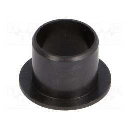 1 pcs x IGUS - XFM-1214-12 - Bearing: sleeve bearing, with flange, Øout: 14mm, Øint: 12mm, black