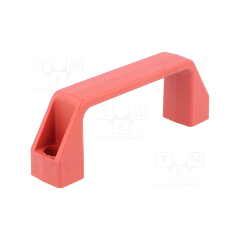1 pcs x ELESA+GANTER - 37005 - Handle, technopolymer PA, red, H: 38mm, L: 109mm, W: 21mm, F2: 2.5kN