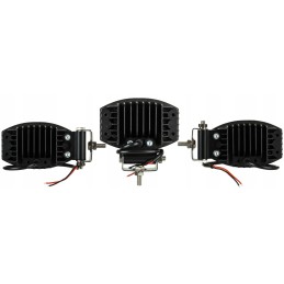 Work lamp 10 LED 30W, oval, 3 handle positions