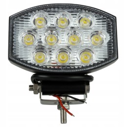 Work lamp 10 LED 30W, oval, 3 handle positions