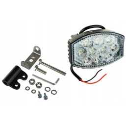 Work lamp 10 LED 30W, oval, 3 handle positions