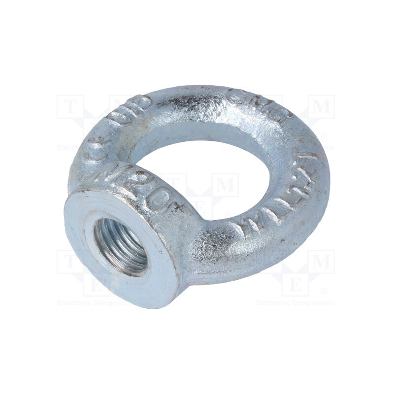 1 pcs x DROMET - NZU20 - Lifting eye nut, eye, M20, steel, Plating: zinc, DIN 582, 40mm
