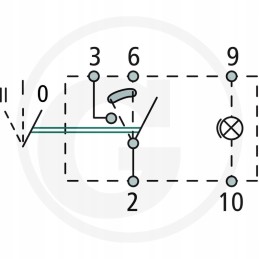 Hella switch with lock 6rh0078324411