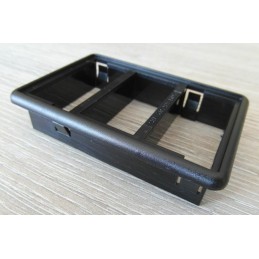 Panel holder frame for 3 buttons and switches