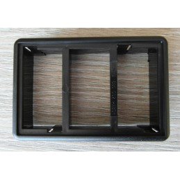 Panel holder frame for 3 buttons and switches