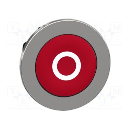 1 pcs x SCHNEIDER ELECTRIC - ZB4FA432 - Switch: push-button, 30mm, Stabl.pos: 1, red, none, IP66, -40÷70°C