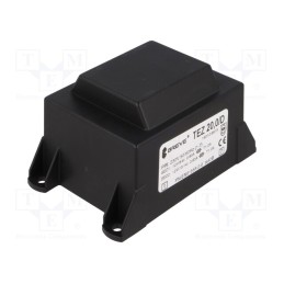 1 pcs x BREVE TUFVASSONS - TEZ20/D230/12-12V - Transformer: encapsulated, 20VA, 230VAC, 12V, 12V, 833.3mA, 833.3mA