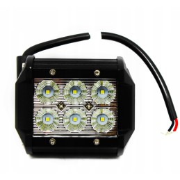 Work panel lamp 6 LED diffused 18w 10 30v