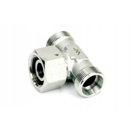Symmetrical hydraulic tee bab m18x1 5 12l