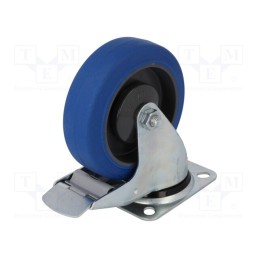 1 pcs x COLSON - BPPR 1251 5100 - Transport wheel, Ø: 125mm, W: 32mm, H: 156mm, torsional with lock
