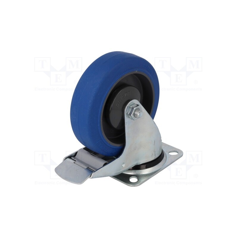 1 pcs x COLSON - BPPR 1251 5100 - Transport wheel, Ø: 125mm, W: 32mm, H: 156mm, torsional with lock
