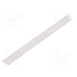 1 pcg x TOPMET - 89060038P020 - Cover for LED profiles, white, 1m, 20pcs, Kind of shutter: A