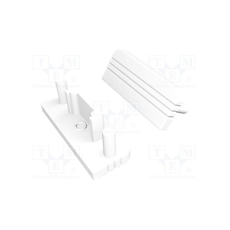 1 pcg x TOPMET - 77280001 - Cap for LED profiles, white, 20pcs, ABS, SURFACE10