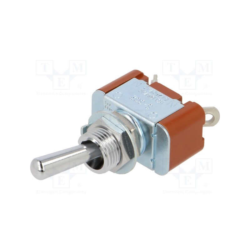 1 pcs x NKK SWITCHES - S302 - Switch: toggle, Pos: 2, SPDT, ON-ON, 6A/250VAC, 20A/30VDC, -10÷70°C