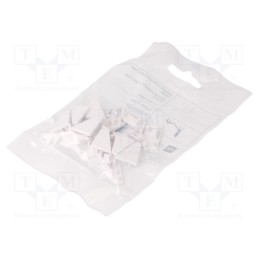 1 pcg x TOPMET - 83990001 - Cap for LED profiles, white, 20pcs, ABS, GEN2, CORNER10