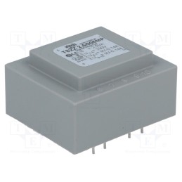 1 pcs x INDEL - TSZZ2.5/006M - Transformer: encapsulated, 2.5VA, 230VAC, 9V, 9V, 130mA, 130mA, PCB