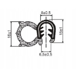 Universal seal for opening windows