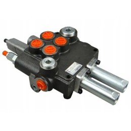 Hydraulic distributor 80l min, 2 sections with unit