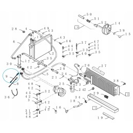 Air conditioning switch new holland case 87366056