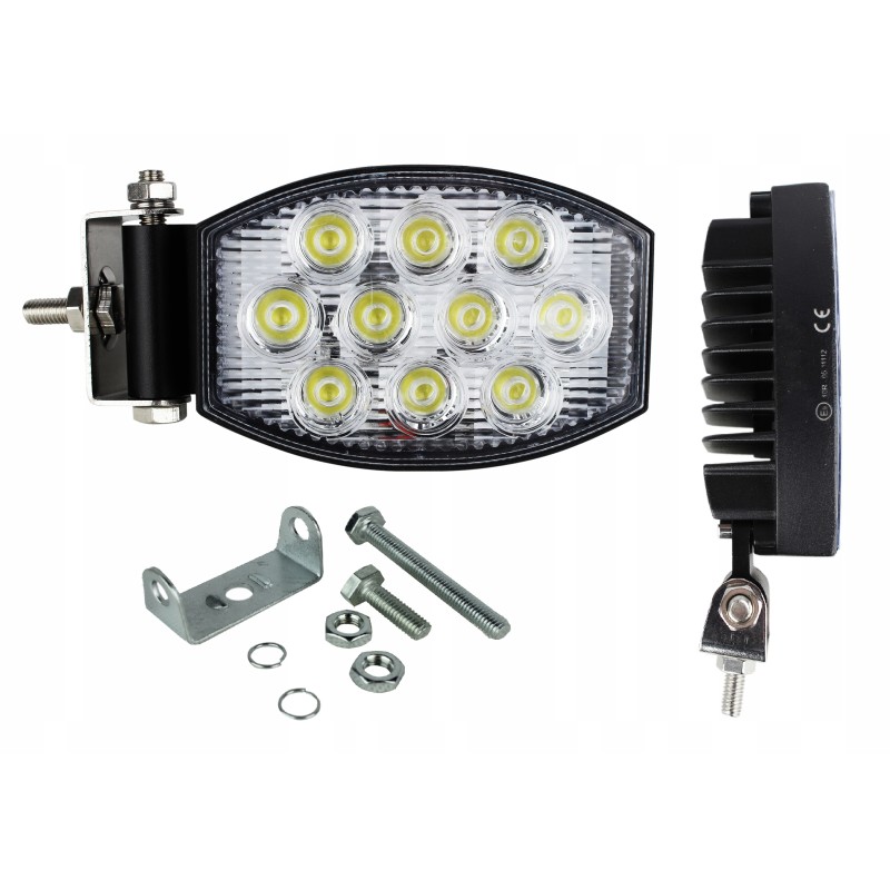 Work lamp 10 LED 30W side handle 12v 24v power