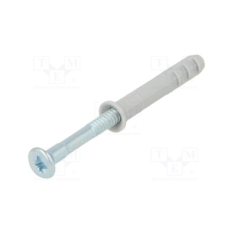 1 pcg x FISCHER - 50395 - Plastic anchor, with screw, 5x30, zinc-plated steel, N, 100pcs.