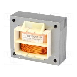 1 pcs x INDEL - TS10/018 - Transformer: mains, 10VA, 230VAC, 12V, 800mA, screw type, IP00