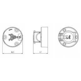 3-pole socket