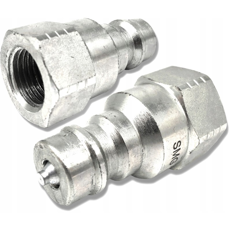 Hydraulic connector, euro plug, female thread 1 4