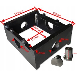 Hydraulic cylinder engine, stroke 520 d, 35 mountings