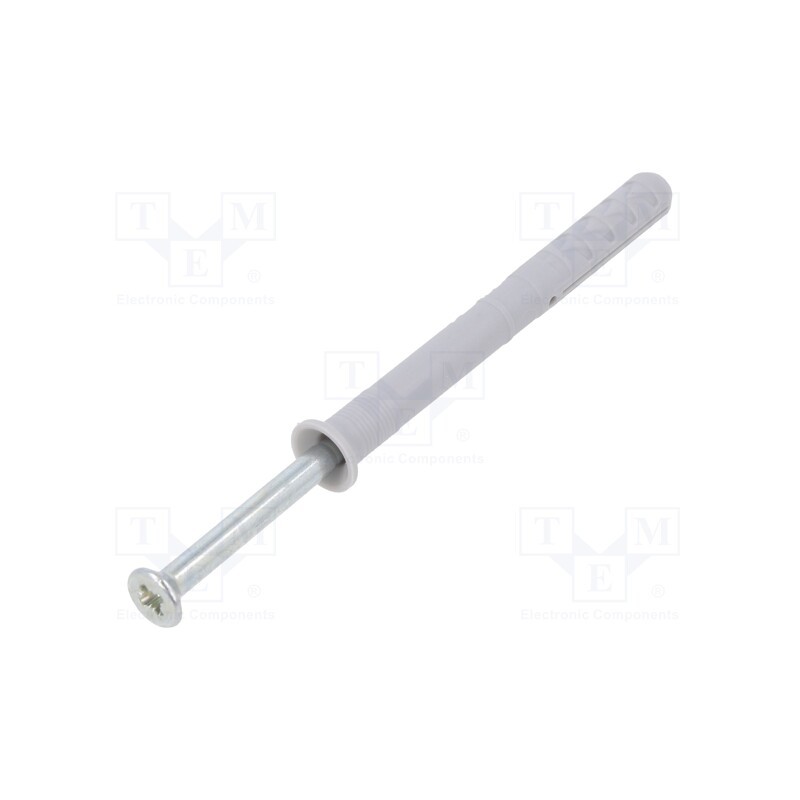 1 pcg x FISCHER - 48789 - Plastic anchor, with screw, 6x60, zinc-plated steel, N, 100pcs.