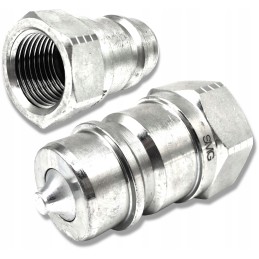 Plug connector euro female thread 1 2