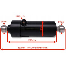 Tipping cylinder st 3 580 l 430 6t mounting